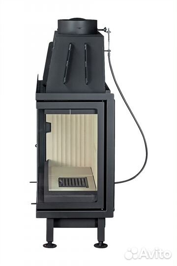 Камин Экокамин Альфа 1000 R два стекла правая