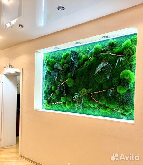 Стабилизированный Мох. Озеленение.Декорирование