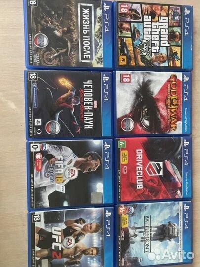 Игры на PS4 продаю все за 10000,торг