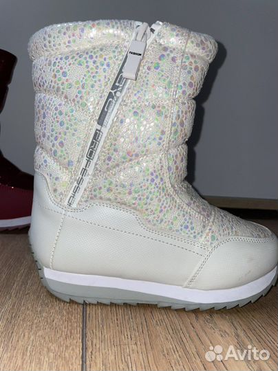 Сапоги дутики для девочки