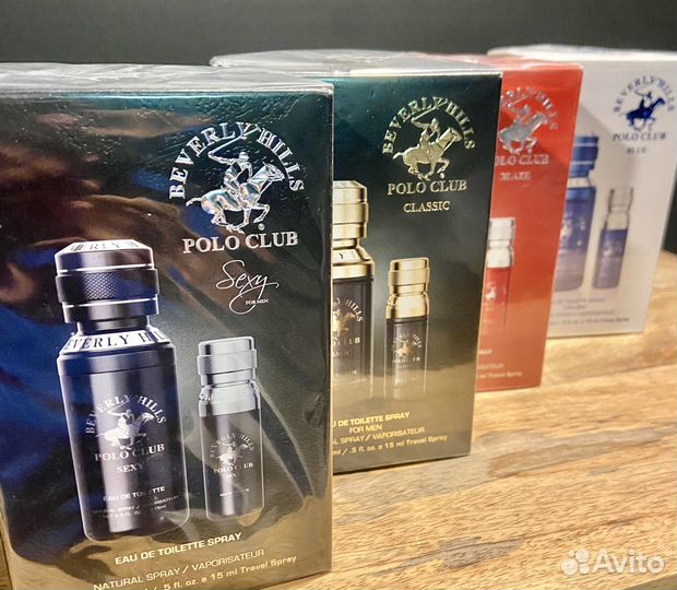 Туалетная вода polo club из США для мужчин