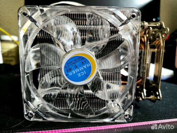 Кулер 6 тепловых трубок ICE hammer