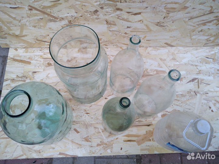 Банки, бутыли стеклянные