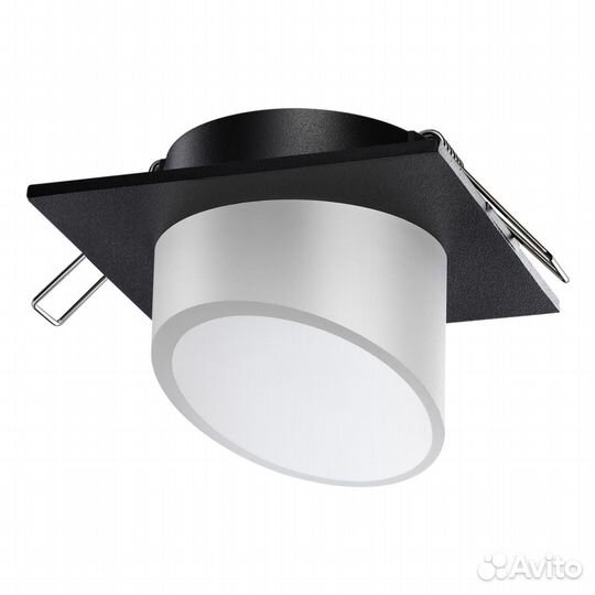 Светильник встраиваемый металлический и акриловый