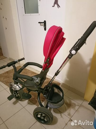 Велосипед коляска с ручкой