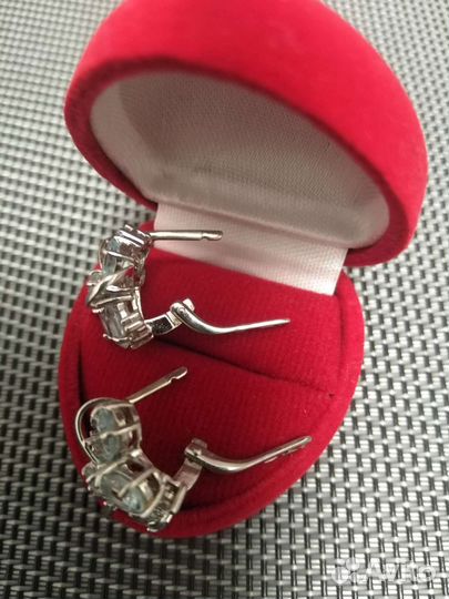 Серебряные серьги