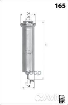 Фильтр топливный bmw e90 x1 e84 x3 f25 ELG5432