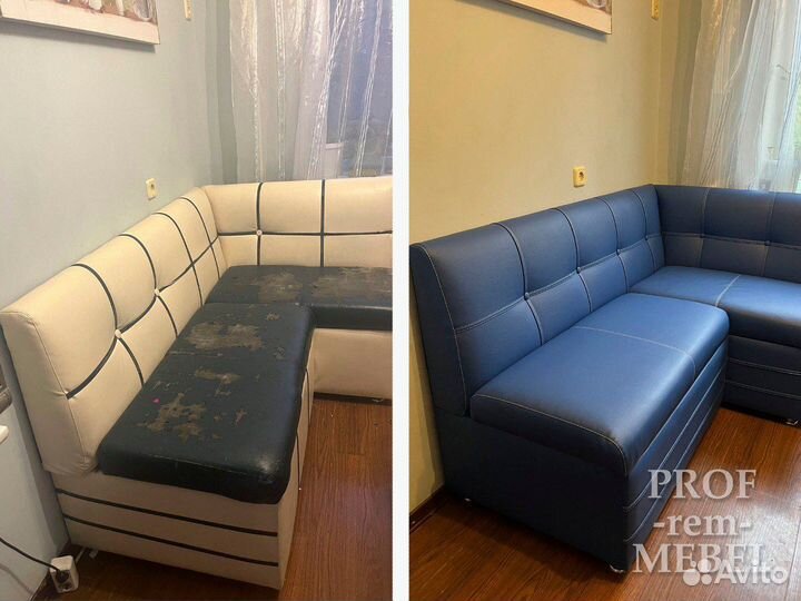 Перетяжка мебели, ремонт и реставрация