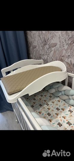 Доска для пеленания на кроватку