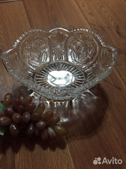 Винтаж СССР. Хрусталь.Ваза 1980х годов