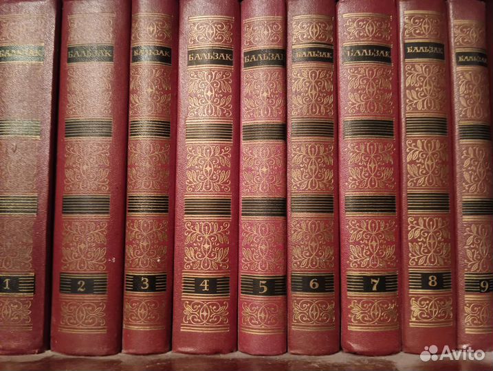 Подписка О. Бальзака в 10 томах
