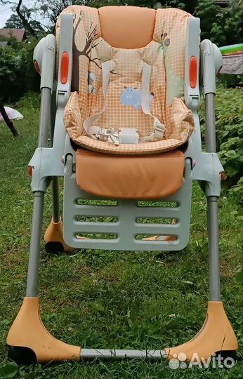 Стульчик для кормления chicco polly 2 в 1