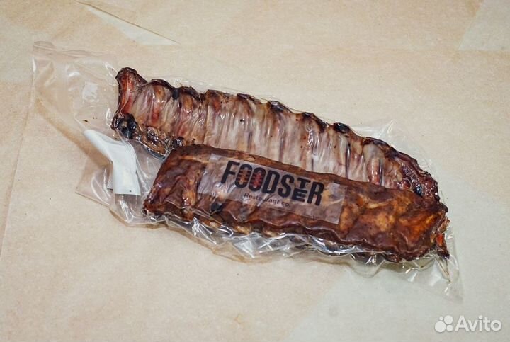 Свиные ребра горячего копчения