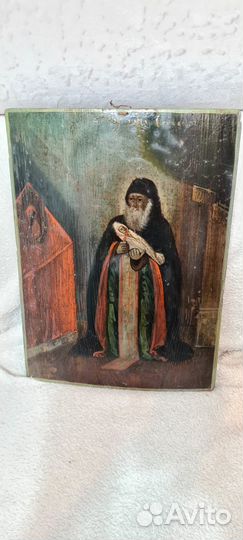 Редкий образ.Икона.Св.Стилиан.Помошь забеременеть