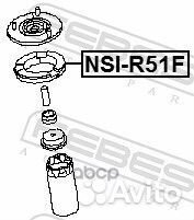 Проставка передней пружины верхняя febest NSI-R51F