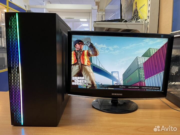 Компьютер для игр Core i3-9100F / GTX 1050 +16игр