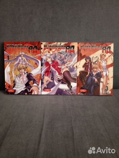 Комиксы, Манга:Пылающий Ад том-1,2,3
