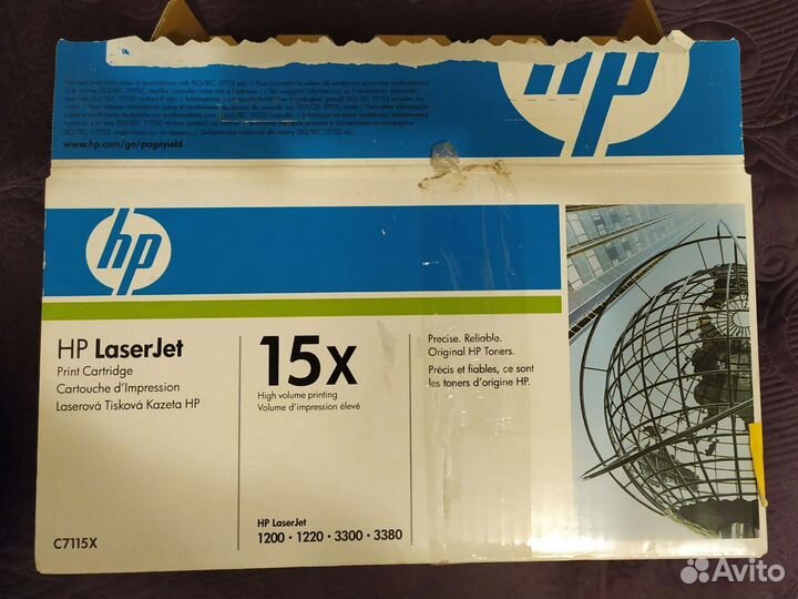 Картридж HP C7115X LaserJet 1200, 1220, 3300, 3380
