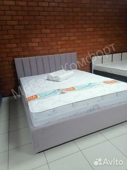 Кровать с мягким изголовьем для отеля/ Дома отдыха