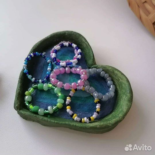 Кольцо из бисера