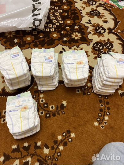 Памперсы для новорожденных, памперсы Huggies 1