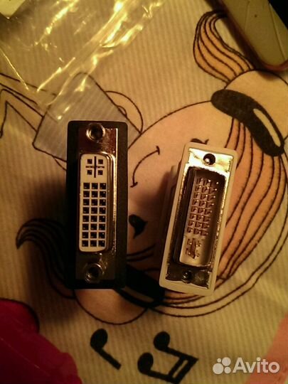 Адаптер - переходник двусторонний DVI to VGA male