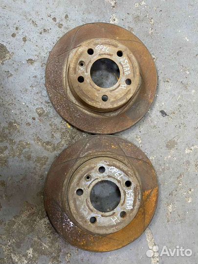 Диски тормозные задние Opel Astra H б.у