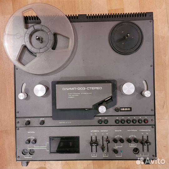 Катушечный магнитофон олимп 003