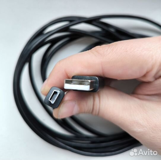 Кабель 3 м USB 2.0, AM/mini экранированный