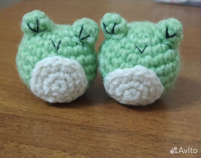 Вязаные жабки