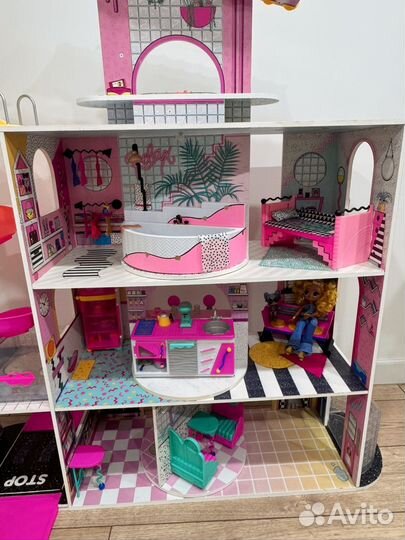 Домик для кукол lol большой