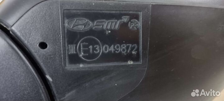 Зеркало на Hyundai Solaris 2