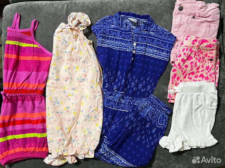 Летние вещи пакетом 86 92 на девочку