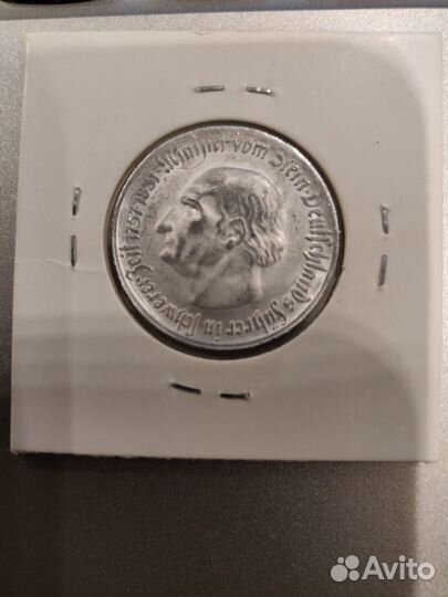 Монета Вестфалия 1 марка 1921