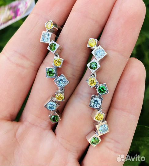 Серебряные серьги