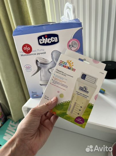 Молокоотсос новый ручной chicco