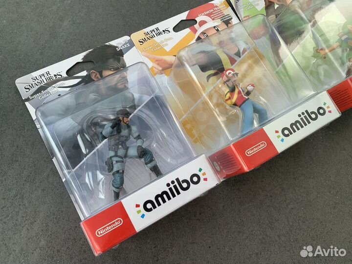 Nintendo Amibo: Snake, Ash, Link