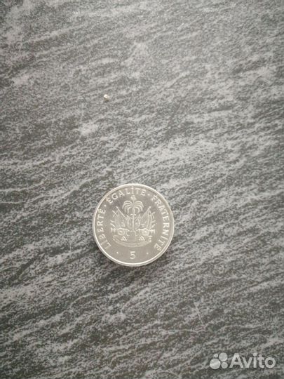 5 сантимов республика Гаити