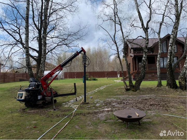 Сваи винтовые, закрутка сваи