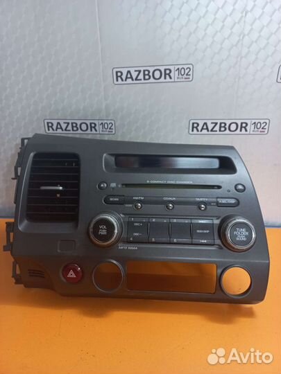 Штатная Магнитола + Блок климата Honda Civic 4d