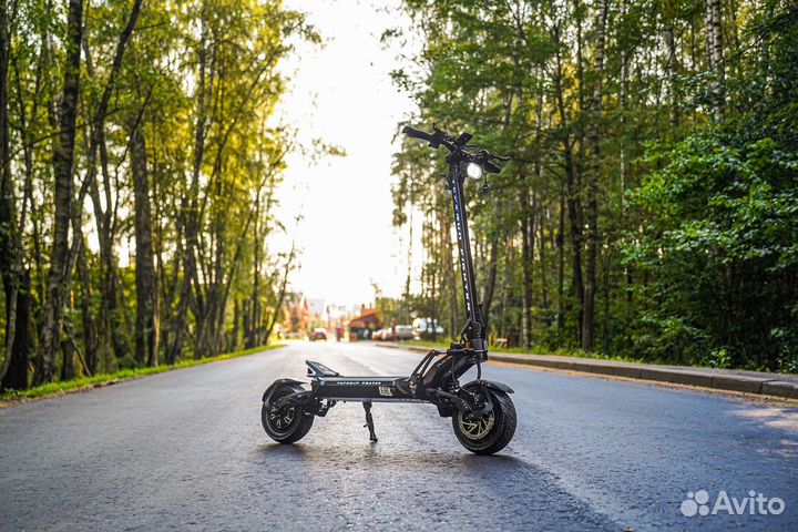 Электросамокат white siberia teverun baikal 9000W