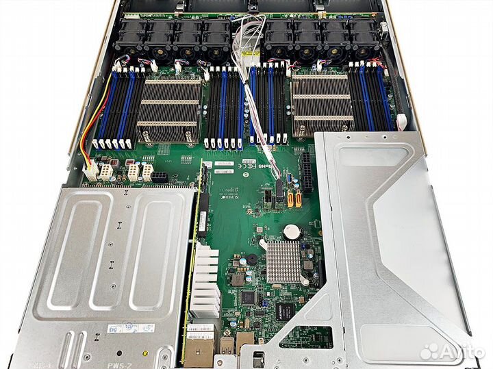 Сервер Supermicro 6019U-TR4T+ 2xPlatinum 8168 128G