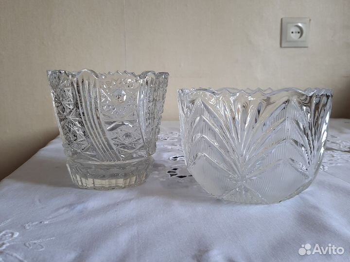 Салатник хрустальный СССР