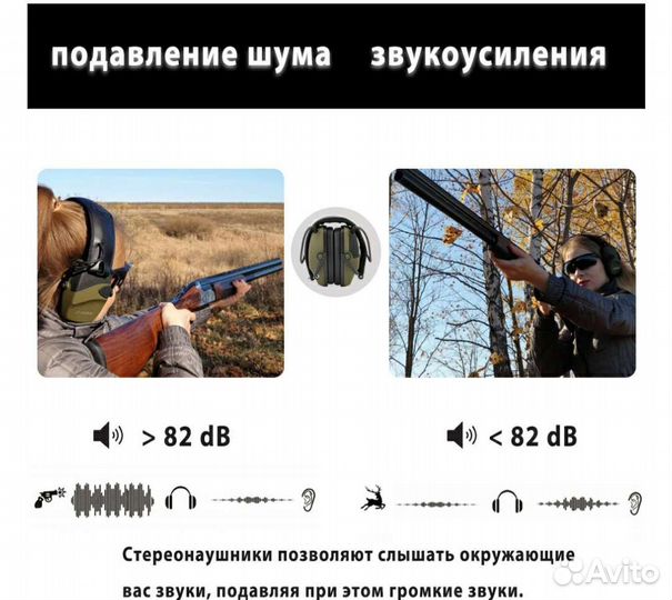 Наушники для стрельбы Zohan