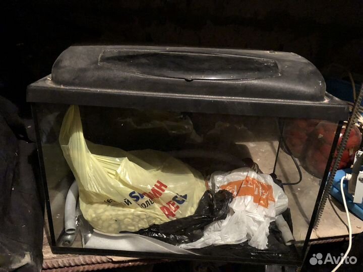 Аквариум со всем оборудованием 75,6 л