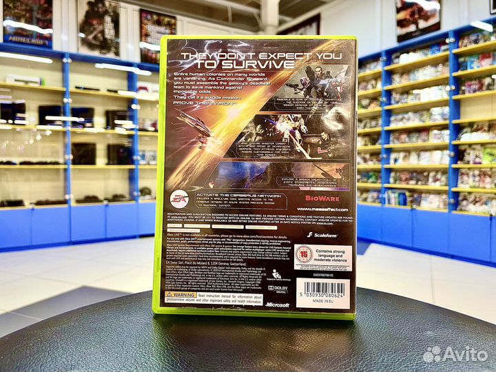 Mass Effect 2 Xbox 360 диск