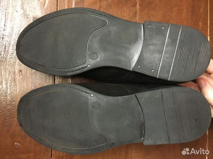 Туфли для мальчика, натуральная замша, размер 35