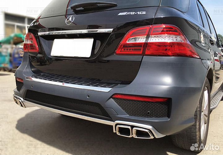 Обвес 63 AMG с крыльями Mercedes ML W166