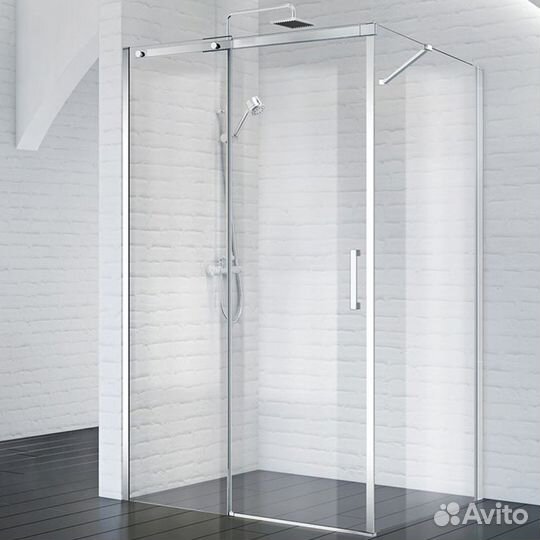 Душевой уголок BelBagno Acqua AH-1-140/80-C-Cr