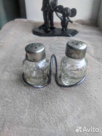 Набор для специй крокодил Гена и Чебурашка, СССР